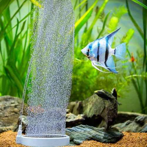 Starkvista Nano pietre d'aria per acquario da 80 mm, per vasche da bagno e coltura idroponica da 60 cm-120 cm, diffusore di ossigeno disciolto ultra alto, pietra aeratore nano ossigeno, accessori per