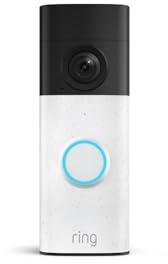 Ring Battery Video Doorbell (senaste gen.) | Trådlös gör-det-själv dörrklocka med kamera | Retinal 2K | 6x zoom | Inbyggt batteri | 30 dagars kostnadsfri provperiod av ett Ring-abonnemang