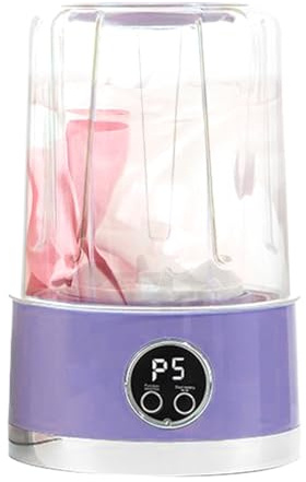 Underwear Washer - Smart Electric Spinner, Cordless Mini Washing Cup with High Speed Rotation, Clothes for Socks Washers, Compact Washer for Home Living Room Nursery Dorm Bathroom Hotel