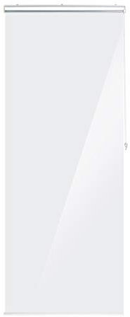 Relaxdays Bathroom Roller Blind, Shower & Bathtub, Water Repellent, Fast Drying, Ceiling & Window, 80x240cm Transparent