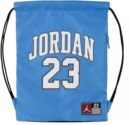 Jordan Sacca da palestra unisex (8,25 l), zaino leggero con coulisse, borsa compatta per allenamento e viaggi, taglia unica, Blu, 20 liters