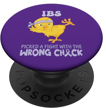 IBS Awareness Irritable Bowel Syndrome IBS Awareness PopSockets Standard PopGrip