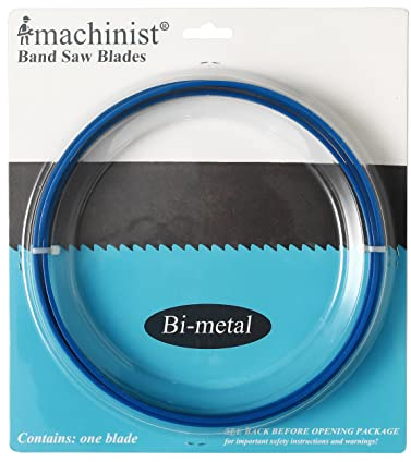 Imachinist S933458 M42 93 X 3/4 X 5/8tpi Bi-Metal Soft Ferrous Metal Cutting Band Saw Blades Variable Teeth