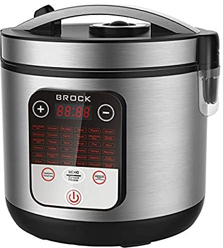 Brock Electronics MC-1003 Robot de Cocina Multifunción con Recetas, Vaporera, Libre de BPA, 36 Funciones, 5L, 700W