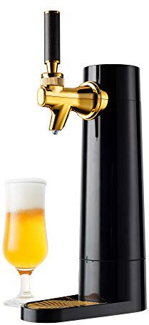 GREEN HOUSE: Draft Pour Beer Dispenser & Ultra Fine Foam Maker - Mini Kegerator for Home. Draft Pour and Ultra Fine Foam covering top makes your regular beer taste delicious and keep longer.