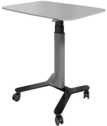ESMART EAX-131 BG elektrischer Steh-Sitz-Pultschreibtisch auf Rollen