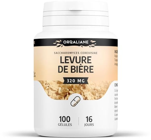 Levure de bière revivifiable 320 mg - 100 gélules - Orgaliane