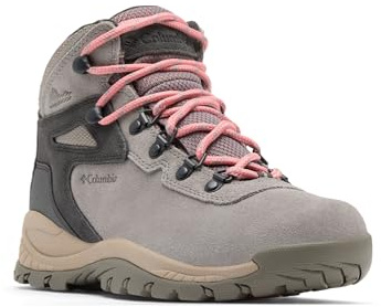 Columbia Newton Ridge Plus Damen-Wanderstiefel, wasserdicht, verstärkt, 2024 Stratus/Canyon Rose, 40 EU