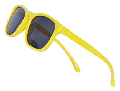 JoXiGo Gafas de sol polarizadas para niños y niñas (3-12 años) + soporte para gafas + bolsa de gafas de sol