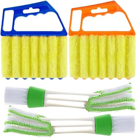 Window Cleaner Tool - Blind Cleaner Duster Tool | Multipurpose Window Dust Remover | Gadgets de nettoyage pratiques | Household Cleaning Tools For Window | Shower Cleaning Tool For Doors Refrigerators