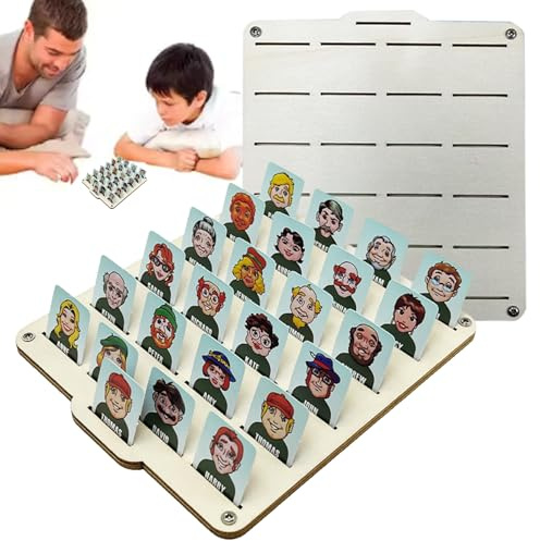 Deduce Brädspel Pedagogisk Interaktiv Logiskt Tänkande Träning Roligt | Klassiska Familjebrädspel Resvänlig Klassisk Pedagogisk Rolig Frågelogik Aktivitet för Familj, Barn, Pojkar och
