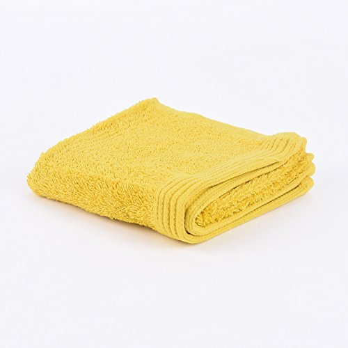 SCHÖNER LEBEN. Frottee Handtuch Duschtuch Gästetuch senfgelb, Auswahl Größe:Gästetuch 30 x 50 cm