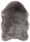 Teppich Wölkchen – Flauschiger Hochflor-Teppich Schlafzimmer - Schaffell Kunstfell Lammfell - Bettvorleger & Läufer - weicher Fellteppich - rutschfeste Stuhlauflage - Braun - 55x80cm
