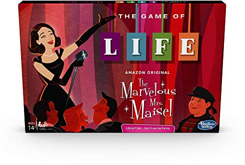 Hasbro Gaming The Game of Life: The Marvelous Mrs. Maisel Edition Board Game - 6 Players, Ages 13+