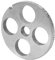 WolfCut INOX Lochscheibe mit 16,0 mm Bohrungen – kompatibel mit allen gängigen Fleischwölfen Größen 5 – z.B.: Bosch MUM4/MUM5 - Alexanderwerk Größe 5 – Jupiter Größe 5 und viele mehr.
