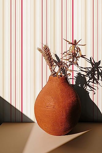 marburg papier peint beige rayures papier peint intissé pour salon ou chambre à coucher Made in Germany 10,05 x 0,53 m