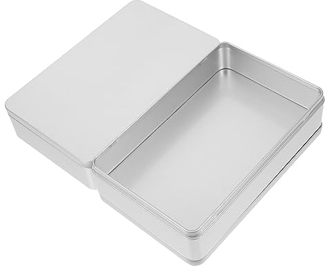 SEWOART 2pièces Boîte De Rangement Tôle De Conteneurs Rectangulaires Pour Rangement Décoratif Pour Événements Spéciaux Vintage