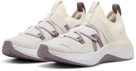 PUMA Damen Softride Sera Alt WNS Straßenlaufschuh, Warm White Plum Jam Lilac Crush, 38 EU