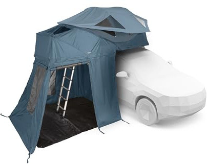 Thule Approach Annex for Small Approach Rooftop Tent New - Covered Living Space for Camping - Removable Tarpaulin Floor - Adjustable Height