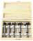 Forstner, set di punte per la lavorazione del legno, 5 pezzi, punta Forstner, diametro 15 – 35 mm, set di punte Forstner, con valigetta di immagazzinaggio, metallo duro, per legno
