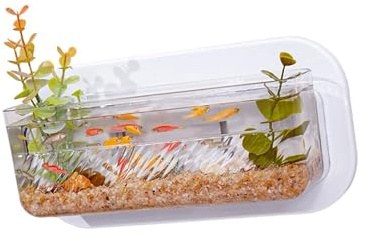 Transparents Fishes Tanks Hydroponic Planter Wall Mounted Fish Tanks Container For Hydroponic Plant And Decoration Wall Planter
