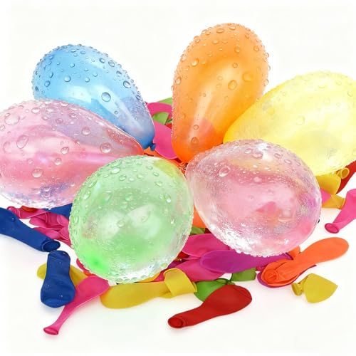 Ram® 200 x Water Balloons Biodegradable Latex Water Fight Bombs Kids Adults Summer Party Game