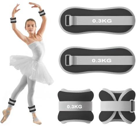 2 st viktmanschetter, fot för ben och armar, ankelvikt, handledsvikter för pilates, yoga, promenader, jogging, aerobics