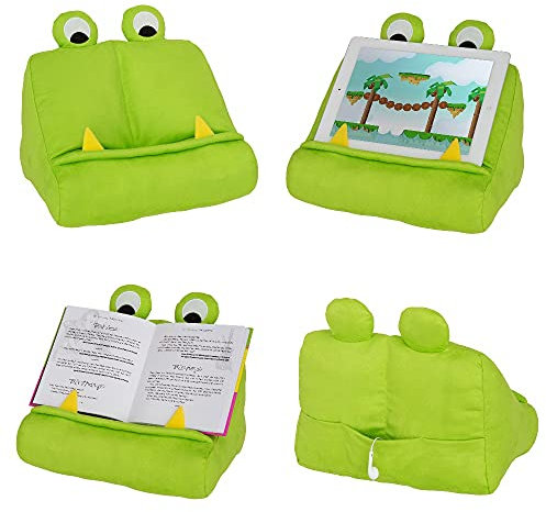Cuddly Reader Soporte para iPad | Soporte para Tableta | Soporte para Libros | Almohada de Lectura | Leer en la Cama en Casa | Soporte Cojín para Tableta | Regalo para Lectores