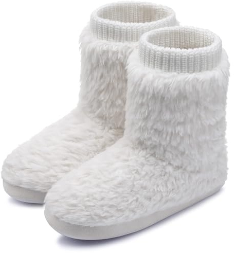 MIXIN Womens Slipper Boots for Women Cozy Memory Foam House Slippers Indoor Outdoor Slippers