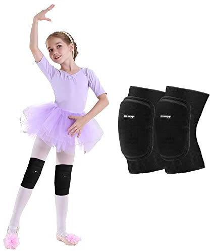 EULANT Tanz Knieschoner Weich Knieschoner Volleyball Elastisch Knieschützer Handball Dick Schwamm Sports Knieprotektoren für Tanzen Fußball Yoga Inliner Wrestling Ski MTB,für Kinder & Erwachsene