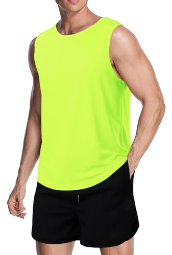 meioro Träningslinne för män, ärmlös gymmuskel, t-shirts, snabbtorkande, bodybuilding, skjorta, sommar, atletiska linnen