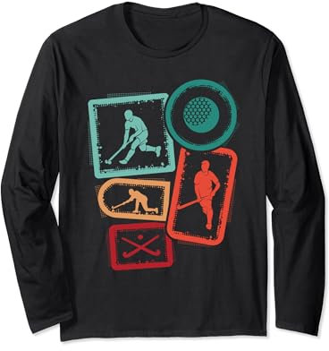 Hockey Spieler Hockeyspieler Kinder Feldhockey Jungen Langarmshirt