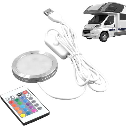 Quorvex Spot Empotrable | Luces Enlatadas de 5V,Bombillas RGB Ultradelgadas Eficiencia Energética para Jardín Trasero Baño Dormitorio Patio Decoración