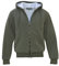Commando Industries Bequeme und Kuschlige Sherpa Jacke mit Schaffell Imitat (Oliv/XL)