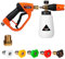 Kebtek Pressure Washer Gun 5200 PSI with Foam Cannon 1L,1/4 Quick Connector, with Nozzle Tips, M22 14MM Hose Connector with Adapter Compatible with Karcher (MRP-001-B)