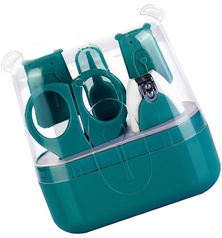 Toyvian Nageltrimmer Set Für Neugeborene Sicheres Und Nagelpflege-set Teilig Grün Für Sanftes Kürzen Und Polieren Nägel