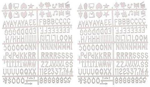 MONOJLY Message Board, 2 Zeichen für Filz-Buchstabentafel, Nachrichtenbrett, englische Buchstaben, Heimdekoration, Zubehör, Bürodekoration