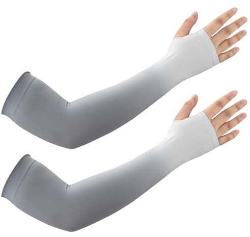 KIYFXA Mangas Para Brazos Protección Solar - Manguitos Ciclismo Para Bicicleta, Voleibol y Protección UV