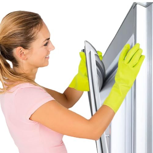 NBEST Universal Kühlschrank Türdichtung Kühlschrankdichtung Magnetdichtung Verschiedene Größen Gefrierschrank Kühlschrankteile abdichtung,Gray+White