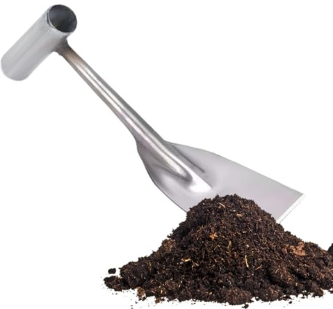 Pale Da Giardino In Acciaio - Utensili Manuali Compatti Per Scavare | Pala Da Giardinaggio Resistente Alla Corrosione Con Presa Ergonomica Per Piantare, Leggeri E Pratici Coppia