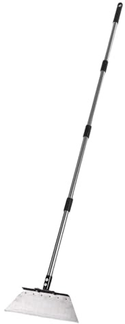 Luocute Pala Multifunzione per la Pulizia del Giardino, Acciaio Resistente, Utensile Manuale per Tagliaerba per Diserbo Scavare la Rimozione del Ghiaccio, per la Pulizia di Vialetti del