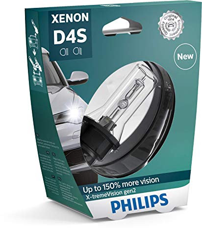 Philips 42402XV2S1 Xenon-Scheinwerferlampe X-tremeVision D4S Gen2, Einzelblister