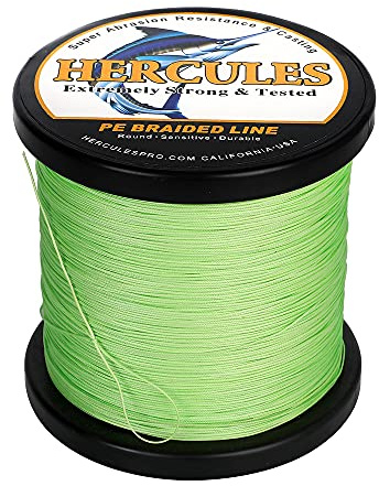 HERCULES Sedales Trenzados de Pesca 12 hebras, 100-2000 m Hilo de Pescar Trenzado, 10 lb-420 LB, líneas de PE de Prueba para Agua Dulce y Salada