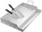 FIVMEN Plancha Grillplatte Edelstahl 58x32 cm Universal Grillpfanne Grill Platte mit 2 Grillspachtel Grillschale Grillplatten Edelstahlplatte Grill für BBQ Gasgrill Holzkohlegrill, mit 2 Griff