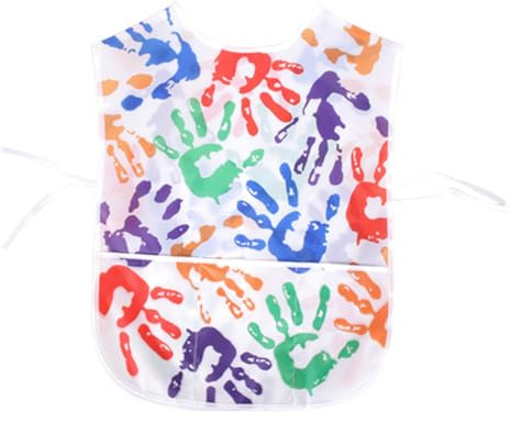 ZORVUJI 2 pezzi grembiule pittura bambini senza maniche, grembiule plastificato bambini per scuola elementare bambino e bambina 3-10 anni, arte, pittura, fai da te con 3 tasche