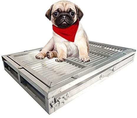 Klos - und hundeklos. Hundetöpfchen Haustier-Pad-Halter Badezimmermatte Home Training Tray Toilettentrainer Tragbare Katzentoilette(304 Sus,94 * 62 * 7.5cm)