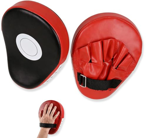 Zlokdraxy Box Pratzen Boxen Boxpratzen Handpratzen Gants de Boxe Boxe thaïlandaise, Karaté, MMA, Taekwondo Boxe pour Enfants et Adultes 1 pièces