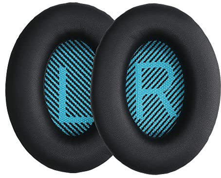 kwmobile 2X Ohrpolster kompatibel mit Bose Soundlink Around-Ear Wireless II Polster - Kopfhörer Polster aus Kunstleder für Over Ear Headphones