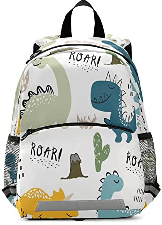 Kinder-Rucksack, Dinosaurier, Kindergarten, Schultasche für Kleinkinder, Mädchen, Jungen, mehrfarbig, Einheitsgröße, Kinderrucksack