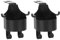 Yanuojie Multifunctional Car Seat Cup Holder Hooks, 2 in 1 Car Hooks & Rear Seat Cup Holder, Car Seat Back Hooks Car Organiser Cup Holder Mobile Phone Holder(2PCS)